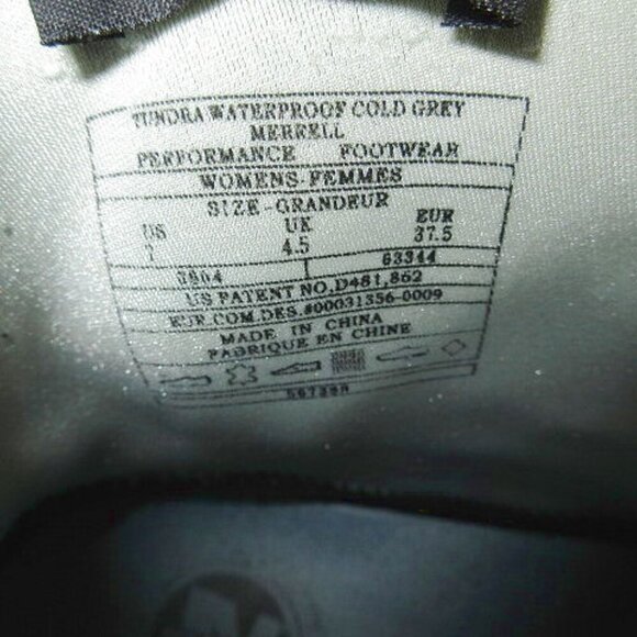 Merrell Polartec Tundra Boots Size 7 Waterproof Insulated Snow Winter Work Hike - Picture 4 of 12